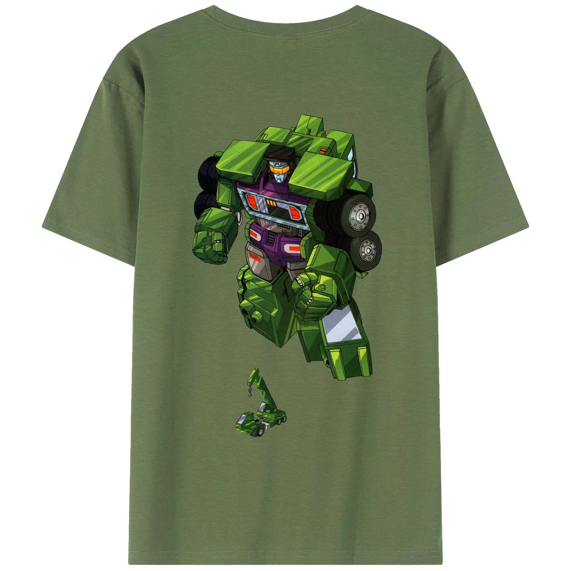 （画像用）  綿100％ メンズ半袖Tシャツ（バックプリント） 通気性